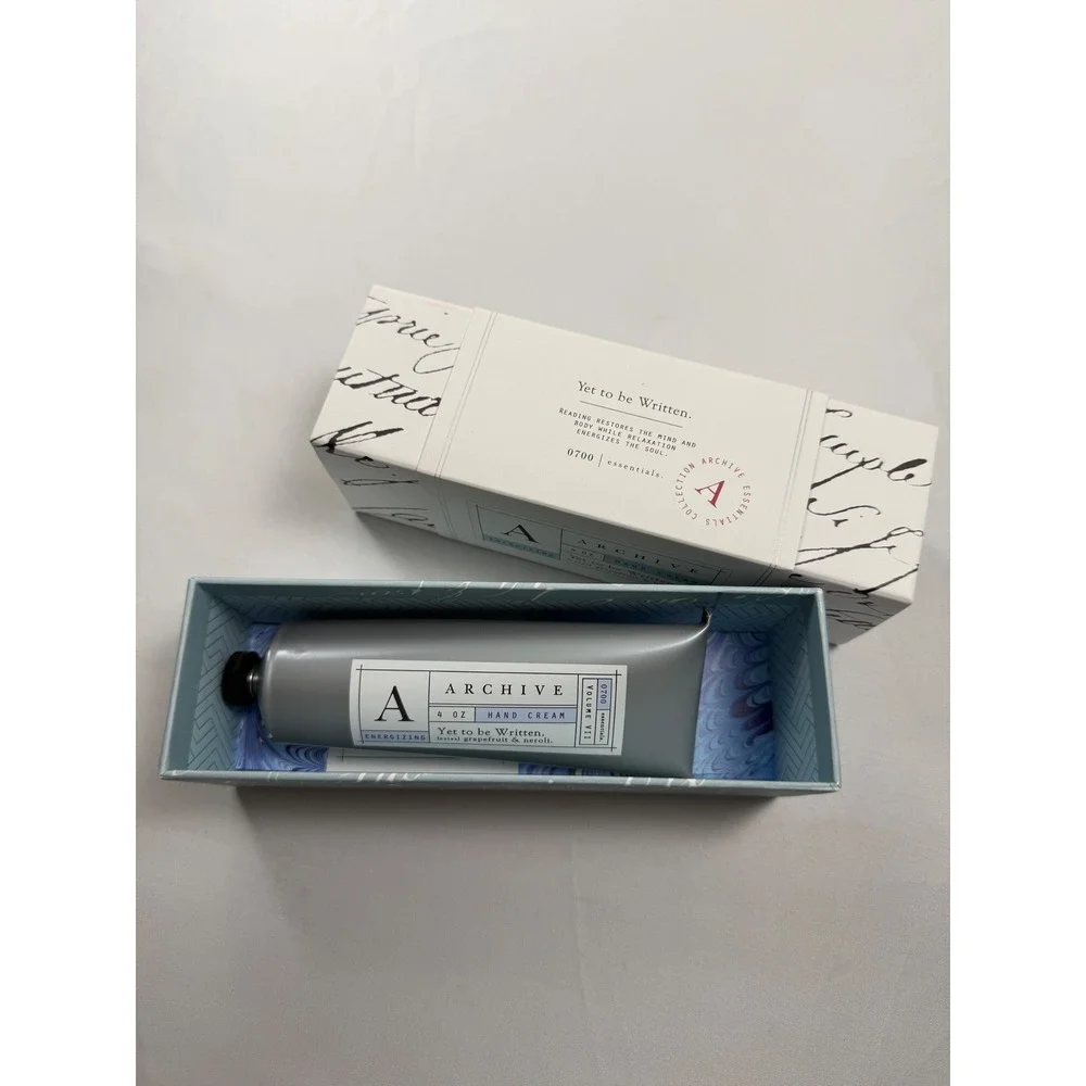 Archive Yet to Be Written Grapefruit Neroli Hand Cream 4 oz NIB